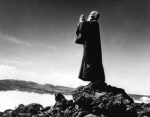 Morihei Ueshiba meditates on top of Haleakala, Maui, 1961