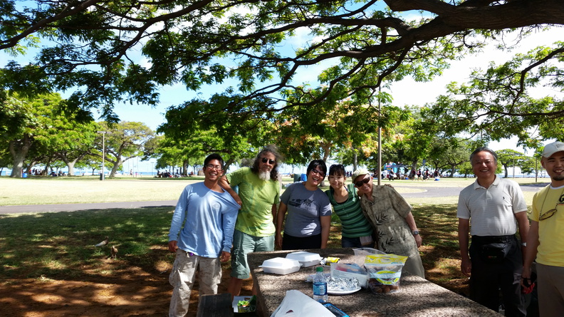 Takeshi Yamashima Sensei at Ala Moana Beach Park