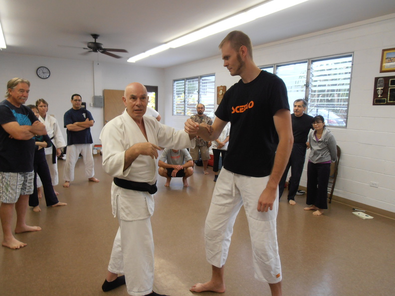 Bill Gleason and Frantz (Aikido of Hilo)