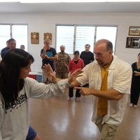 Dan Harden and Val Pires at the Kaneohe Workshop
